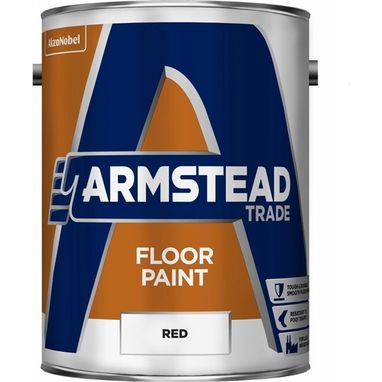 ARMSTEAD Floor Paint - Red - 5 Litre