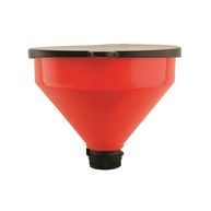 LASER Oil Drum Funnel With Grill - Red - 250mm