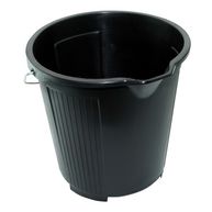 KENT Plastic Bucket - Black - 10 Litre