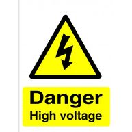 CASTLE PROMOTIONS Rigid Sign - Electric Vehicle Warning - 297mm x 210mm x 179mm