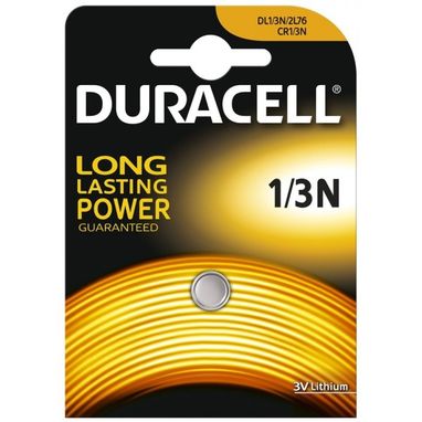 DURACELL Coin Cell Battery CR1/3N - Lithium 3V - Box of 10