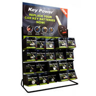 KEYPOWER Coin Cell Battery 20 Hook Display Stand