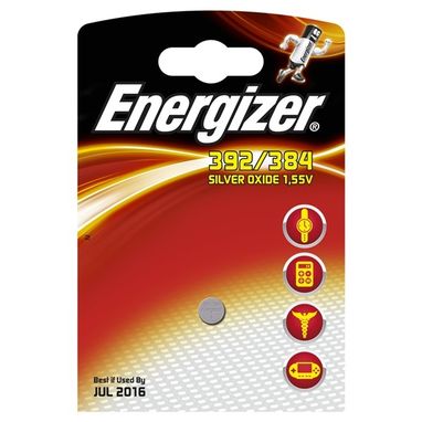 ENERGIZER Coin Cell Battery 392/384 - Silver Oxide 1.55V