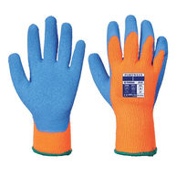 PORTWEST Cold Grip Gloves - Orange/Blue - Large