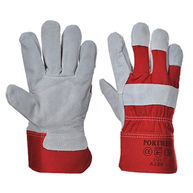 PORTWEST Premium Chrome Rigger Gloves - Red - Pack of 12