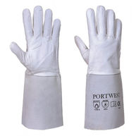 PORTWEST Premium Tig Welding Gauntlets - Grey - Large