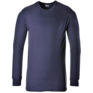 PORTWEST Thermal Long Sleeve T-Shirt - Navy - Large