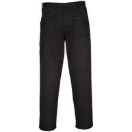 PORTWEST Action Trousers - Black - 34in. Waist (Short)