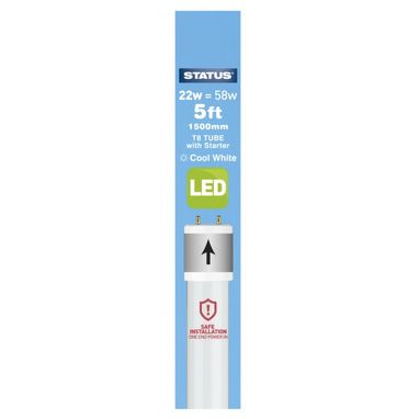 STATUS LED T8 Tube Bulb with Starter - 1500mm - 22W - 1900 Lumens