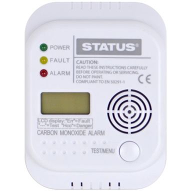 STATUS Carbon Monoxide Digital Alarm