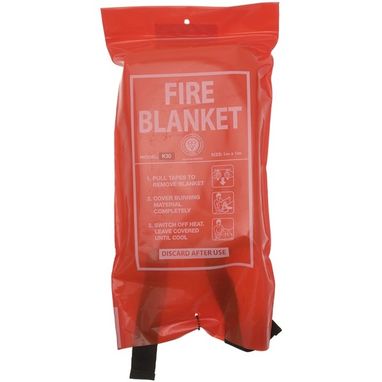 SIGNS & LABELS Classic Fire Blanket - 1m x 1m