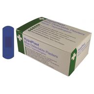 SAFETY FIRST AID HypaPlast Blue Catering Plasters - Pack of 100