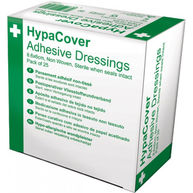 SAFETY FIRST AID HypaCover Medium Adhesive Dressings - 8.6 x 6cm - Pack of 25