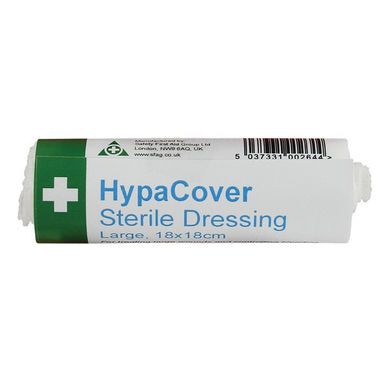 SAFETY FIRST AID HypaCover Large Sterile Dressings - 18 x 18cm - Pack of 6