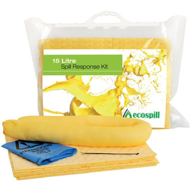 ECOSPILL Chemical Clip Top Spill Kit - 15 Litre