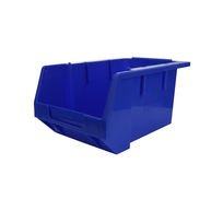 SIGNS & LABELS Stack & Nest Storage Bins - Blue - H 130mm x L 250mm x W 179mm - Pack of 10
