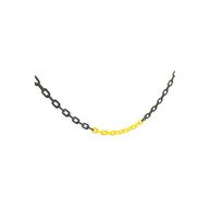 SIGNS & LABELS Plastic Chain - Black/Yellow - 25m
