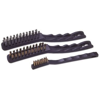 LASER Wire Brush Set - 2 Types/2 Sizes - 3 Piece