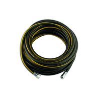 CONNECT Rubber Air Hose - 6.3mm (1/4in.) With 1/4in. BSP Nipples - 15m