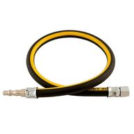 CONNECT Air Line Whip Hose With Fittings - 3/8in. ID - 0.6m