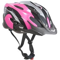 SPORT DIRECT Vapour™ Adult Black & Pink Cycle Helmet 56-58cm