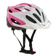 SPORT DIRECT Comp Team™ Junior Pink & White Cycle Helmet 52-56cm