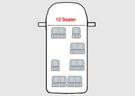Ford Transit Minibus Seat Covers - 12 Seater Euro 6 Trend 2014 Onwards