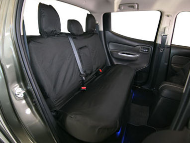 Fiat Fullback 2016 Onwards Heavy Duty Rear Seat Cover Set - Town & Country