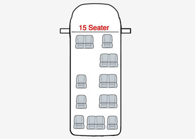 Ford Transit Minibus Seat Covers - 15 Seater Euro 6 Base 2014 Onwards