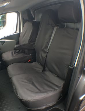 Nissan NV300 2014 Onwards Heavy Duty Double Passenger Seat Cover - Town & Country