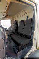 DAF LF Euro 6 HGV - Double Passenger Seat Cover Black