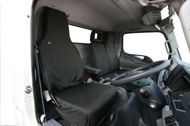 Mitsubishi Fuso Canter HGV - Front Seat Cover Set Black