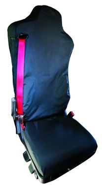 Renault D Series HGV - Driver Seat Cover Black (Fixed Headrest)